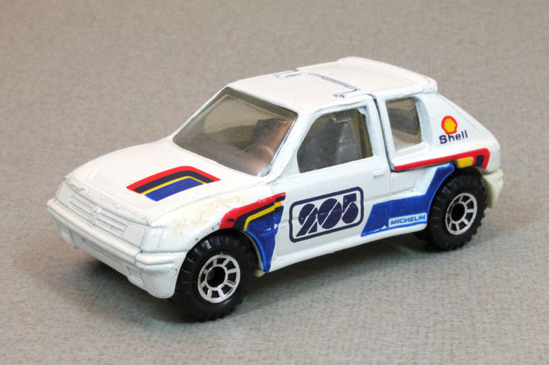 matchbox peugeot 205 turbo 16