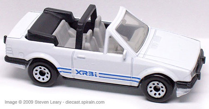 matchbox ford escort cabriolet 1985