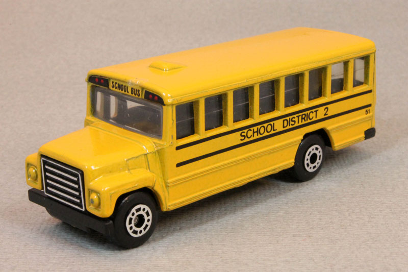 matchbox school bus 1985