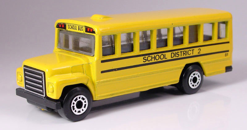matchbox 1985 school bus