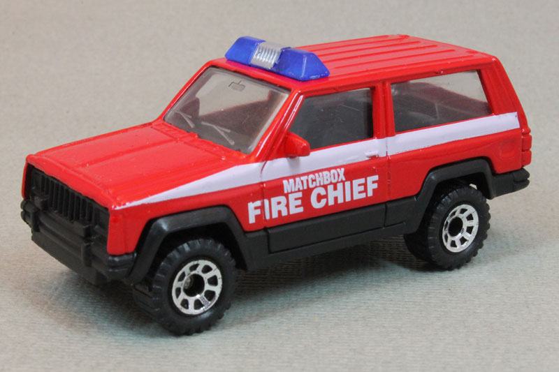 matchbox jeep cherokee 1986
