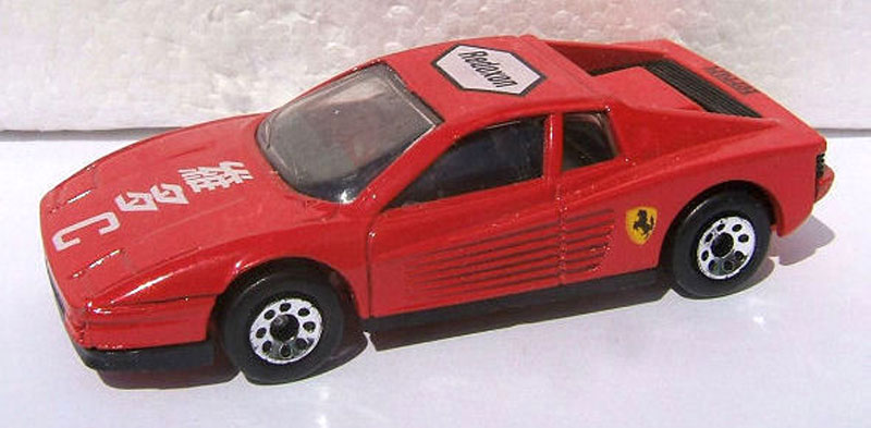 ferrari testarossa matchbox 1986