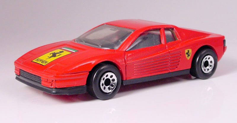 matchbox ferrari testarossa 1986