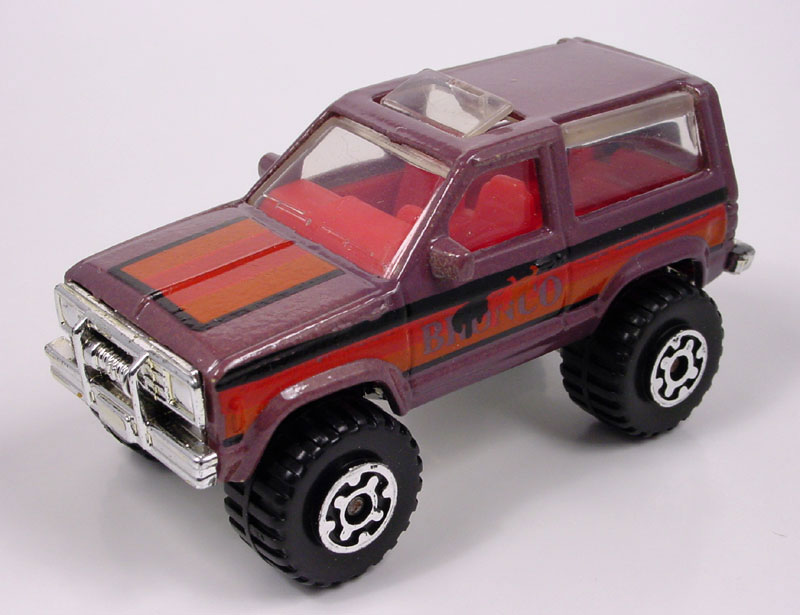 matchbox ford bronco ii 1987
