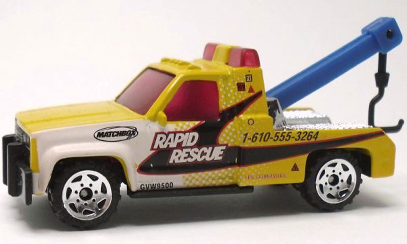 1987 matchbox gmc wrecker