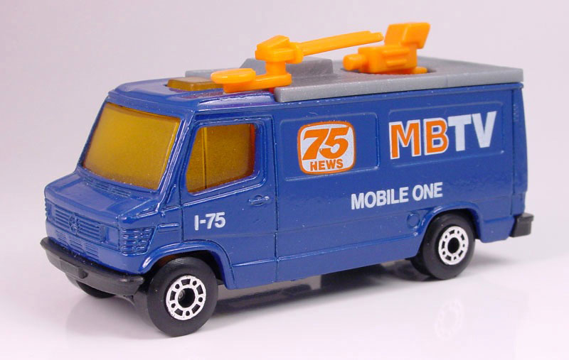 matchbox news van