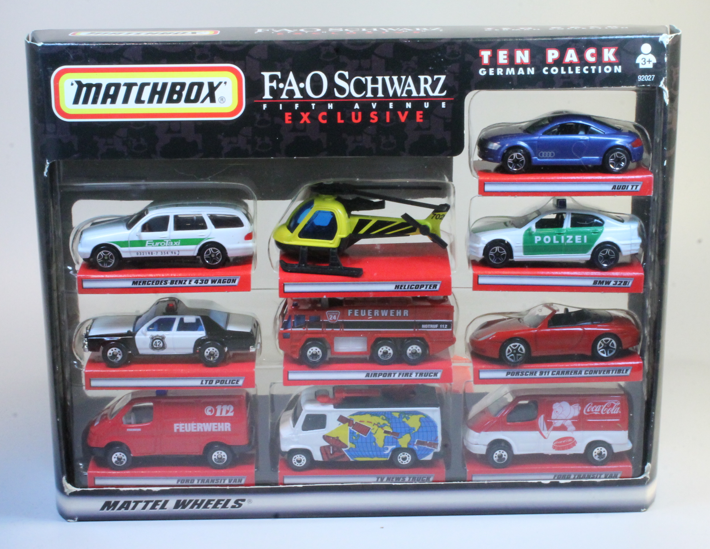 matchbox fire truck set