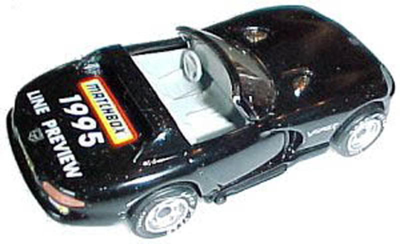 Black Toy Show Hershey Dodge Viper PA 1997 MJ7 Matchbox
