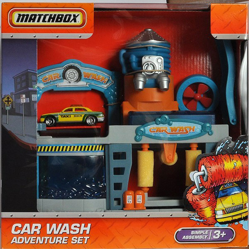 matchbox car wash adventure set