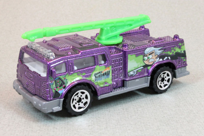purple fire truck toy
