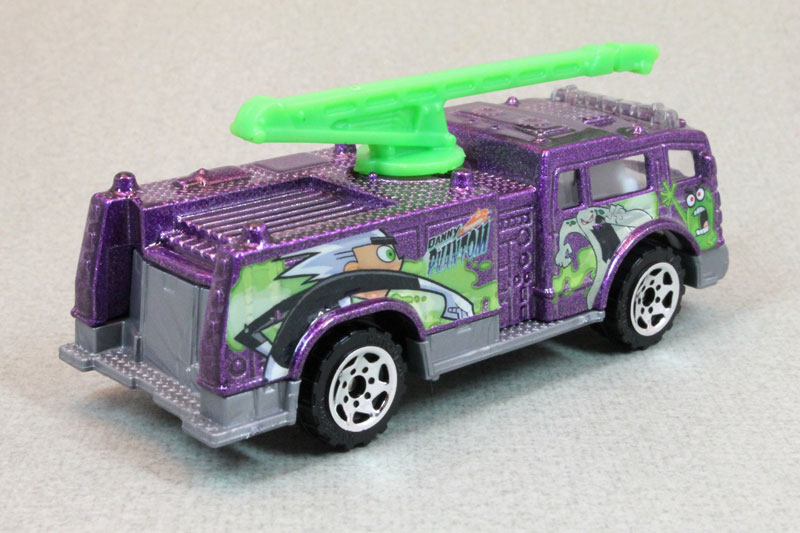 purple fire truck toy