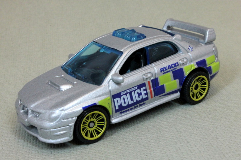 matchbox subaru police