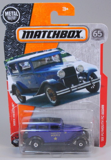 matchbox 33 plymouth pc sedan
